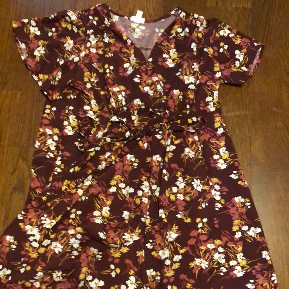 Long maternity dress